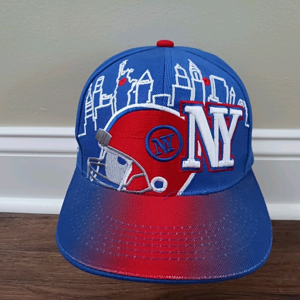 New York Giants NFL Leader Of The Game Snapback Hat Cap NY Skyline Liberty